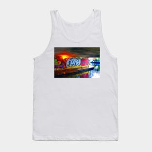 Graffiti Street Art Regent's Canal Camden London Tank Top